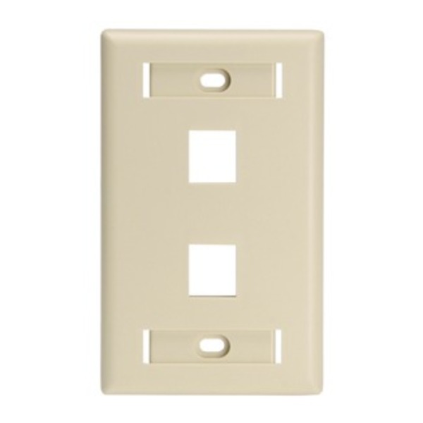 Leviton Number of Gangs: 1 ABS, Ivory 42080-2IL